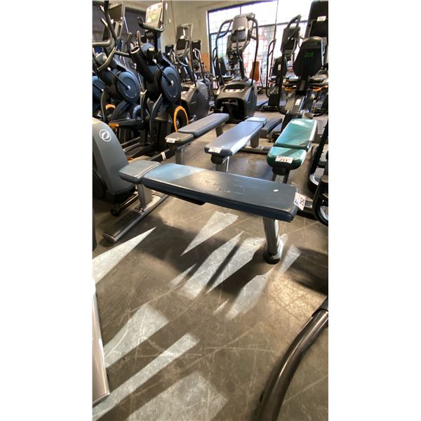 LIGHT BLUE LIFE FITNESS FLAT BENCH
