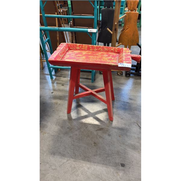 RUSTIC RED WOODEN FURNITURE