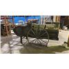 Image 1 : RUSTIC WOODEN WAGON WITH PROP CARGO PACKAGES