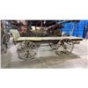 Image 1 : RUSTIC WOODEN HAY WAGON