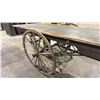 Image 4 : RUSTIC WOODEN HAY WAGON