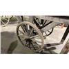 Image 3 : RUSTIC WOODEN HAND DRAWN CART WITH PROP CARGO AND ROPES