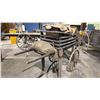 Image 4 : RUSTIC WOODEN HAND DRAWN CART WITH PROP CARGO AND ROPES