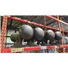 Image 3 : GROUP OF 4 LARGE DOCK CLEATS (STYROFOAM SET PROPS)