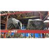 Image 1 : PAIR OF ARTIFICIAL LARGE ROCKS (STYROFOAM PROPS) EACH STONE APPROX. 3FT X 2FT X 2FT