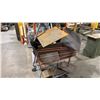 Image 1 : GROCERY CART WITH APPROX. 15 HEAVY STEEL PLATE CONSTRUCTED STANDS *CART INCLUDED*