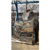 Image 1 : PALLET OF ASSORTED WOODEN CRATES, RUSTIC TABLES AND MORE