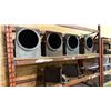 Image 1 : GROUP OF 6 WATER PIPE HOUSINGS SHOW PROPS (PAINTED WOODEN CONSTRUCTION)