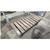 Image 3 : RUSTIC WOODEN BENCH SEAT - APPROX.4FT X 2FT X 1 1/4FT TALL