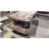 Image 2 : 2 PLANK TOP WOODEN RUSTIC LOOK TABLES