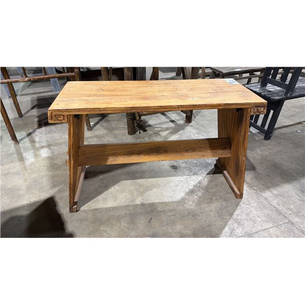 SOLID WOOD ASIAN STYLE DISPLAY TABLE