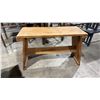 Image 1 : SOLID WOOD ASIAN STYLE DISPLAY TABLE