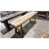 Image 2 : RUSTIC WOODEN 4FT BENCH SEAT