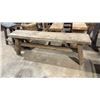 Image 1 : RUSTIC WOODEN 4FT BENCH SEAT