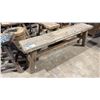 Image 2 : RUSTIC WOODEN 4FT BENCH SEAT