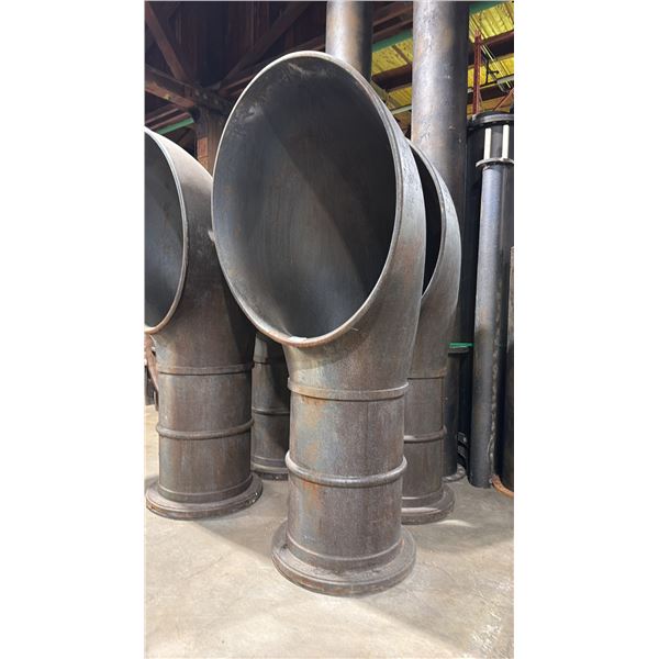 APPROX. 9FT TALL SHIPS STEAM PIPE PROPS