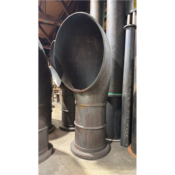 APPROX. 9FT TALL SHIPS STEAM PIPE PROPS