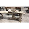 Image 2 : PRIMITIVE WOODEN BENCH