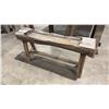 Image 1 : PRIMITIVE WOODEN BENCH
