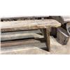 Image 3 : RUSTIC WOODEN 5FT BENCH SEAT