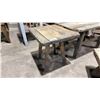 Image 1 : RUSTIC WOODEN SQUARE TABLE - APPROX. 2 1/2FT X 2 1/4FT X 2 1/4FT TALL