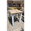 Image 1 : RUSTIC WOODEN COUNTER HEIGHT TABLE - APPROX. 3FT X 2 1/2FT X 3FT TALL