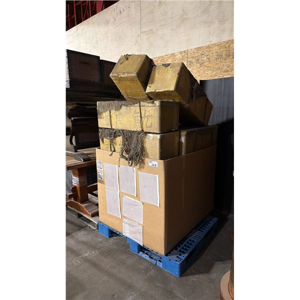 PALLET OF CARGO SHOW PROP BOXES