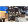 Image 1 : RUSTIC WOODEN CLOTH ROOFED HUT - APPROX. 7FT X 6FT X 8FT HIGH