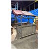 Image 3 : RUSTIC WOODEN CLOTH ROOFED HUT - APPROX. 7FT X 6FT X 8FT HIGH