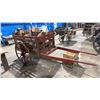 Image 3 : PAINTED METAL RUSTIC LOOK HAND PULL CART WITH SHOW PROP CARGO