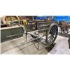 Image 2 : RUSTIC WOOD AND ALUMINIUM HAND PULL CART