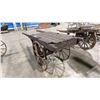 Image 3 : RUSTIC WOODEN VENDERS MARKET CART