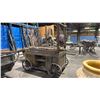 Image 1 : LARGE RUSTIC WOODEN VENDERS MARKET CART - APPROX. 6FT LONG X 5FT WIDE