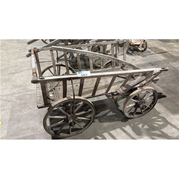 RUSTIC WOODEN CART