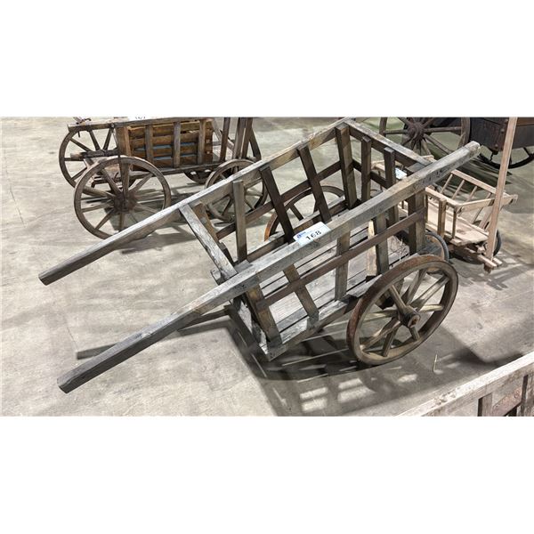 RUSTIC WOODEN CART