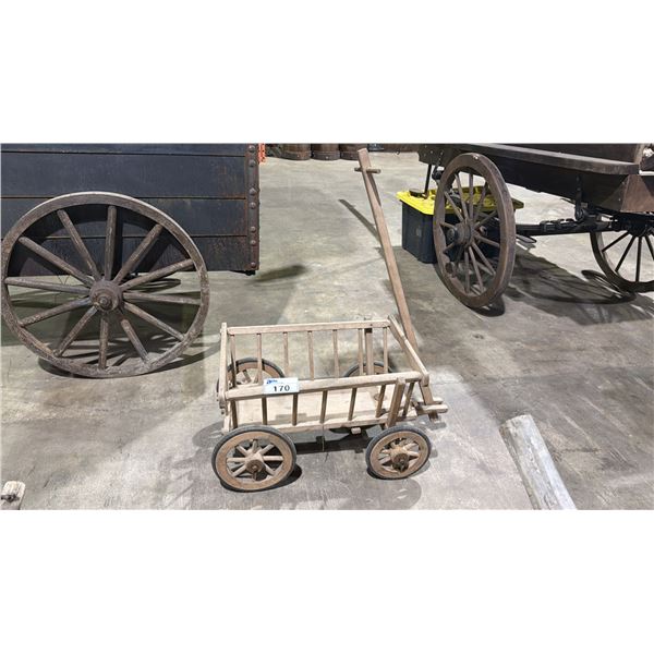 RUSTIC WOODEN CART