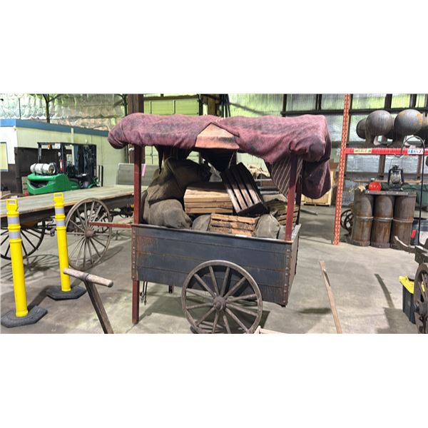 LARGE RUSTIC MARKET CART