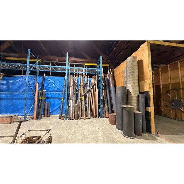 LARGE COLLECTION OF ABS PAINTED PIPE AND LARGE TUBE DISPLAYS