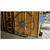 Image 1 : A LARGE DECORATIVE WHEEL