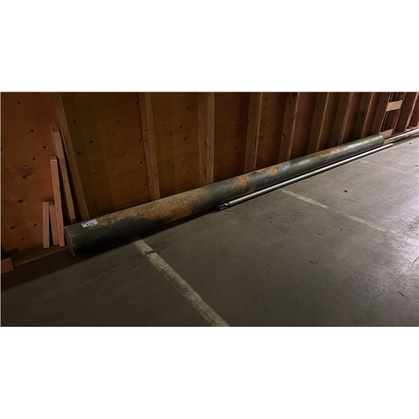 A LARGE PAINTED PIPE