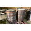 Image 2 : PALLET LOT OF WINE, BARRELS, AND WATER PUMP