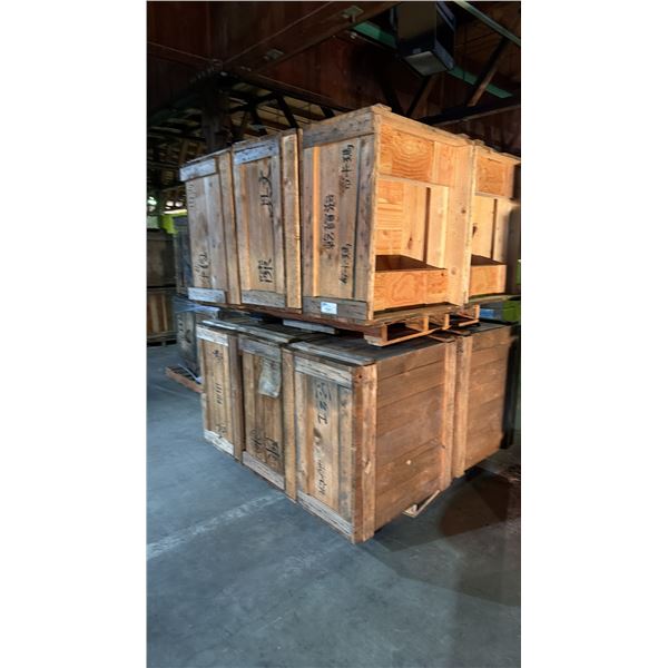PALLET OF DECORATIVE CHINESE CRATES