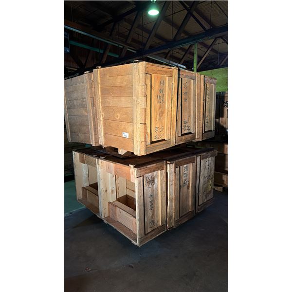 PALLET OF DECORATIVE CHINESE CRATES