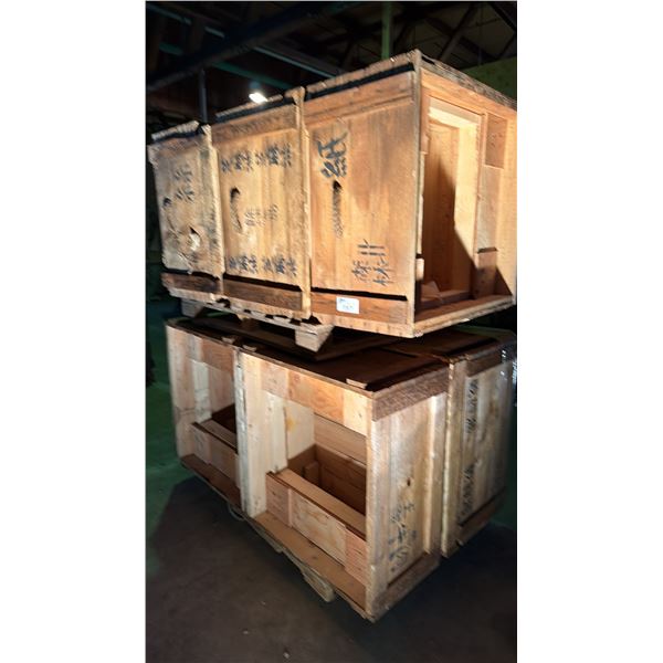 PALLET OF DECORATIVE CHINESE CRATES