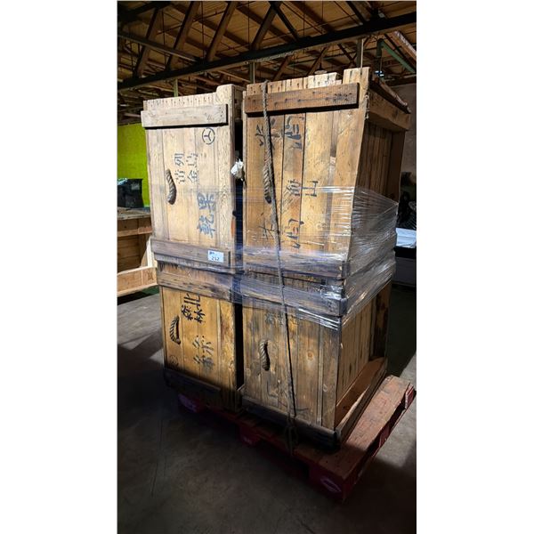 PALLET  LOT OF PROP CRATES