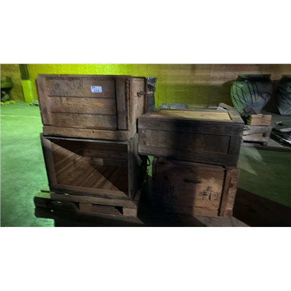 PALLET  LOT OF PROP CRATES