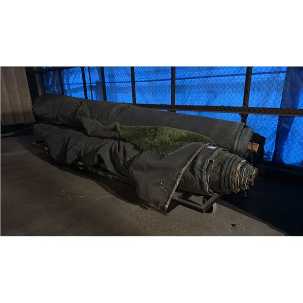 LARGE LOT OF FAKE GRASS ASTROTURF CART NOT INCLUDED