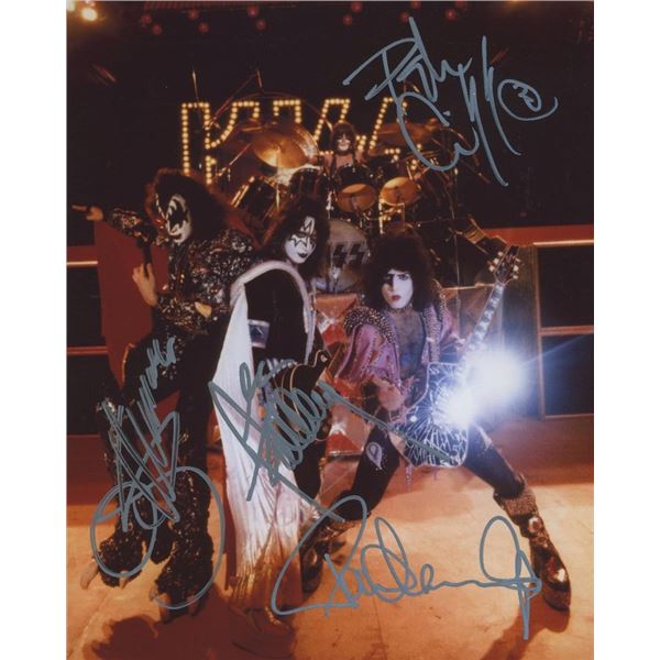 Kiss facsimile signed photo