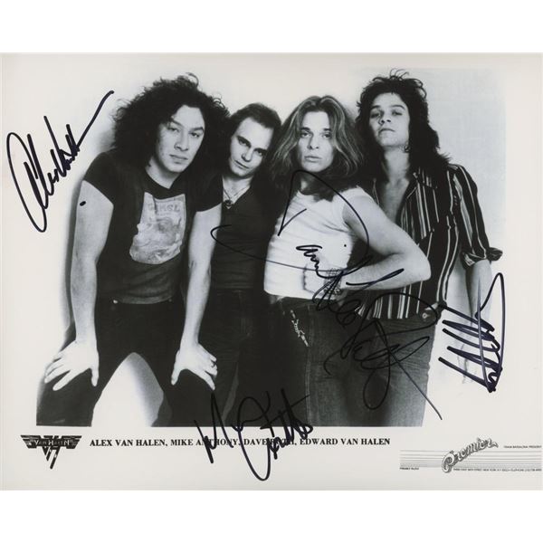 Van Halen facsimile signed photo