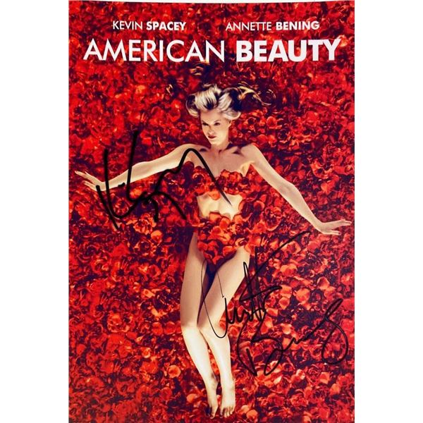 American Beauty Kevin Spacey and Annette Bening facsimile signed  movie photo
